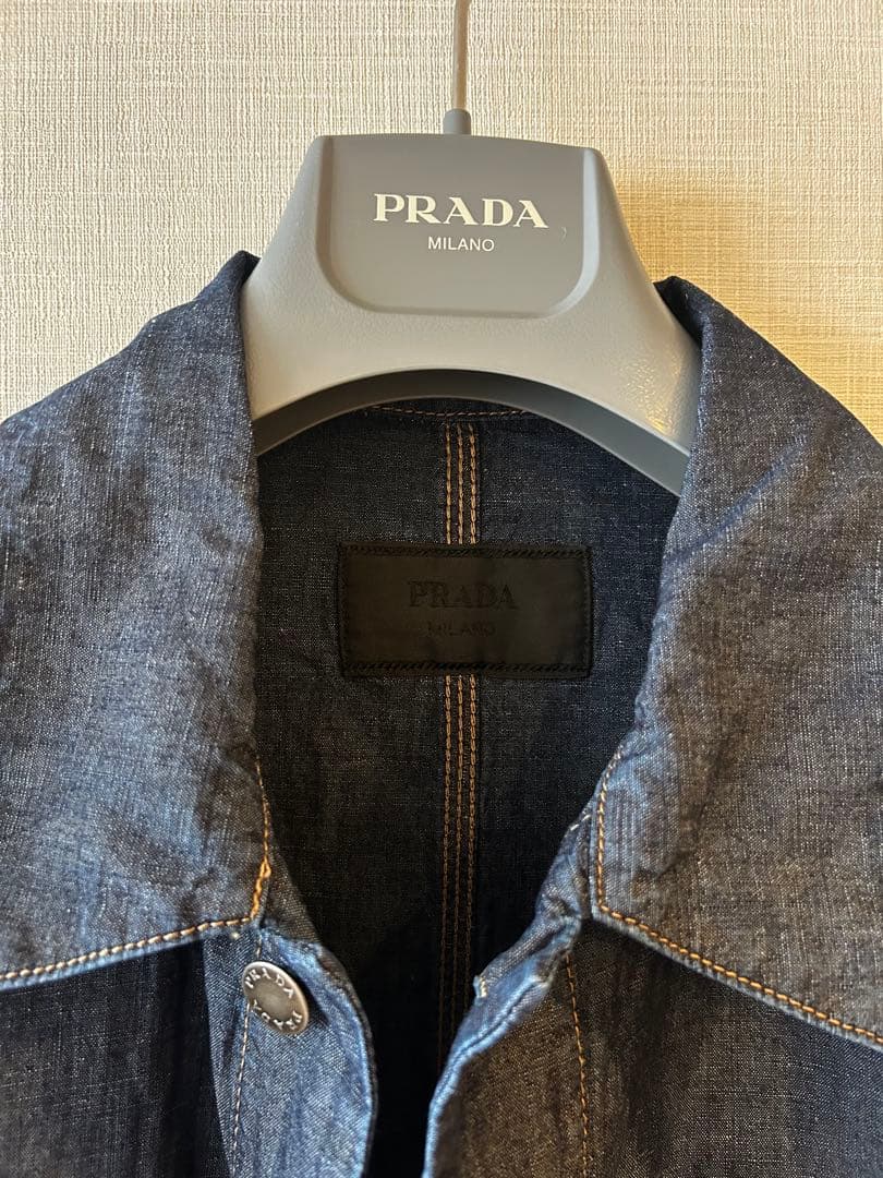 PRADA シャンブレーシャツジャケット　定価¥280000 期間限定値下げ