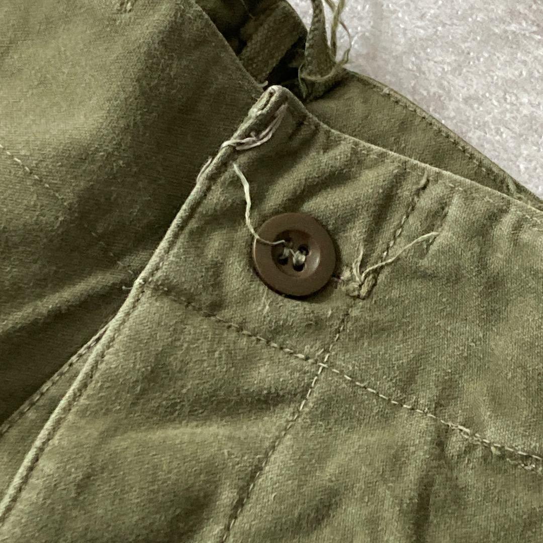 50s オランダ軍 実物 ダブルフェイス カーゴパンツ ボタンフライ