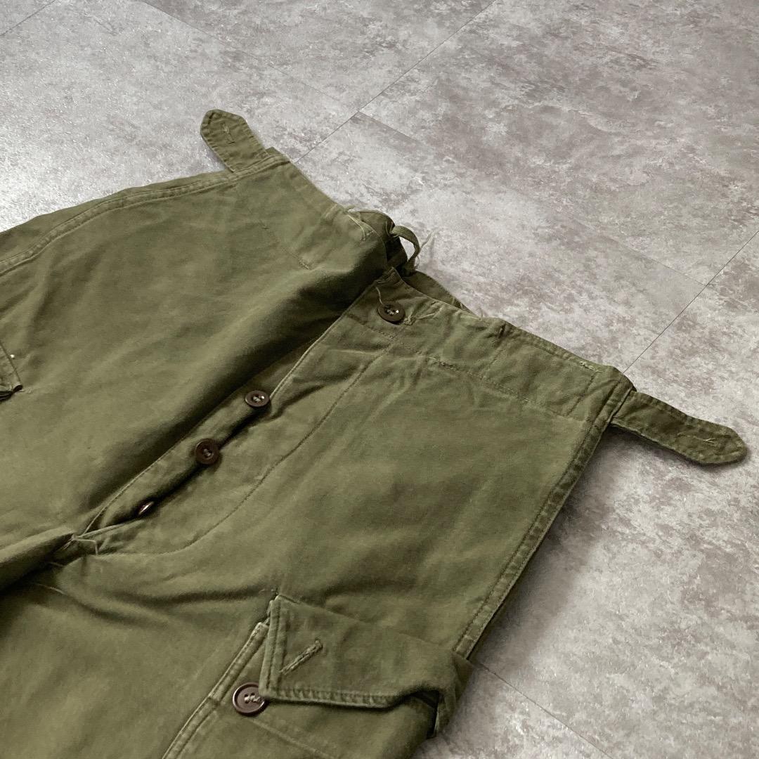 50s オランダ軍 実物 ダブルフェイス カーゴパンツ ボタンフライ