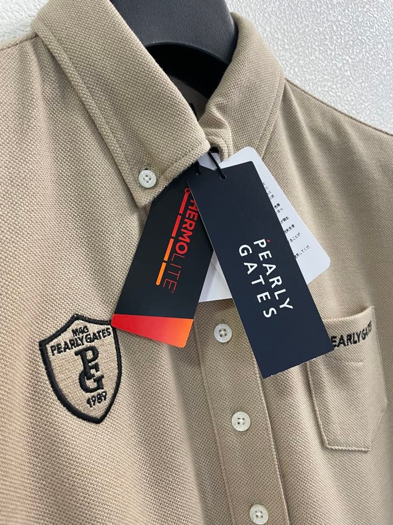 パーリーゲイツ　新品　2号 ベージュシャツ