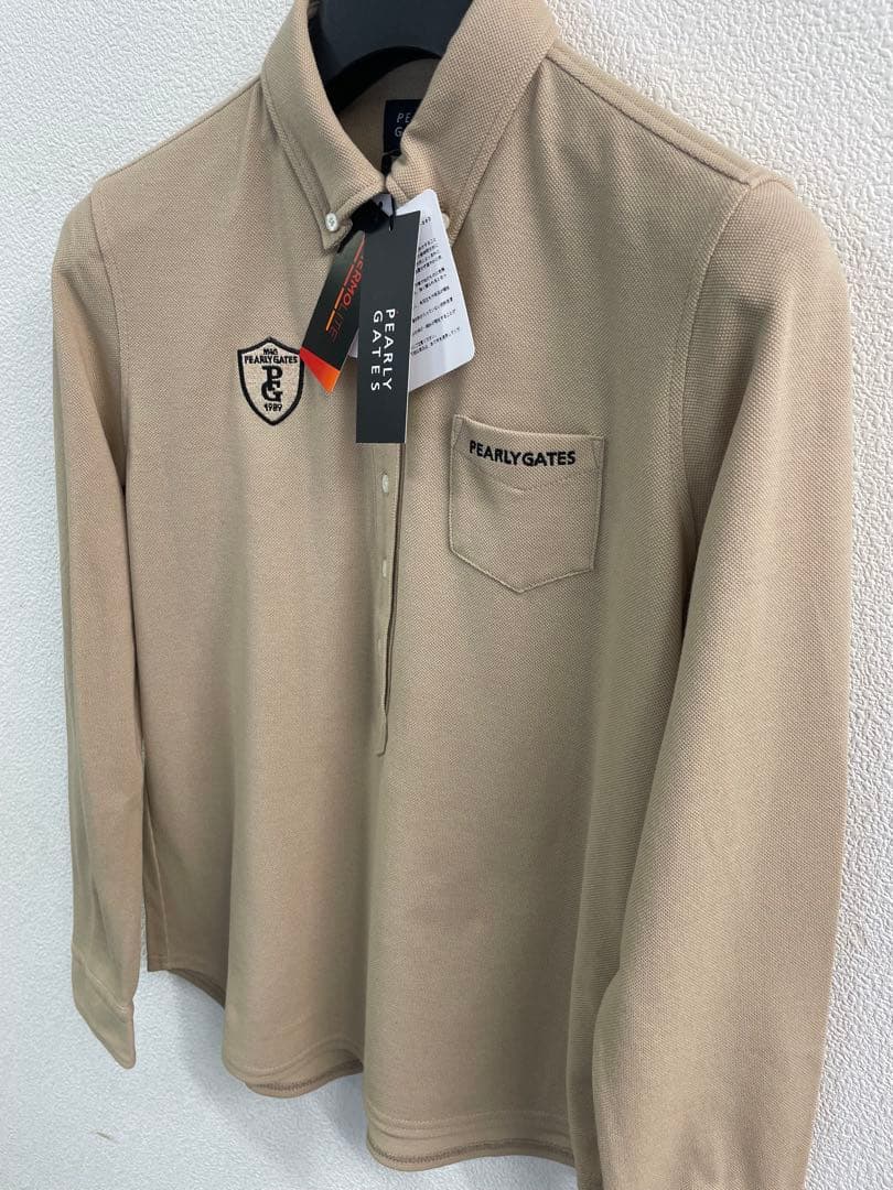 パーリーゲイツ　新品　2号 ベージュシャツ