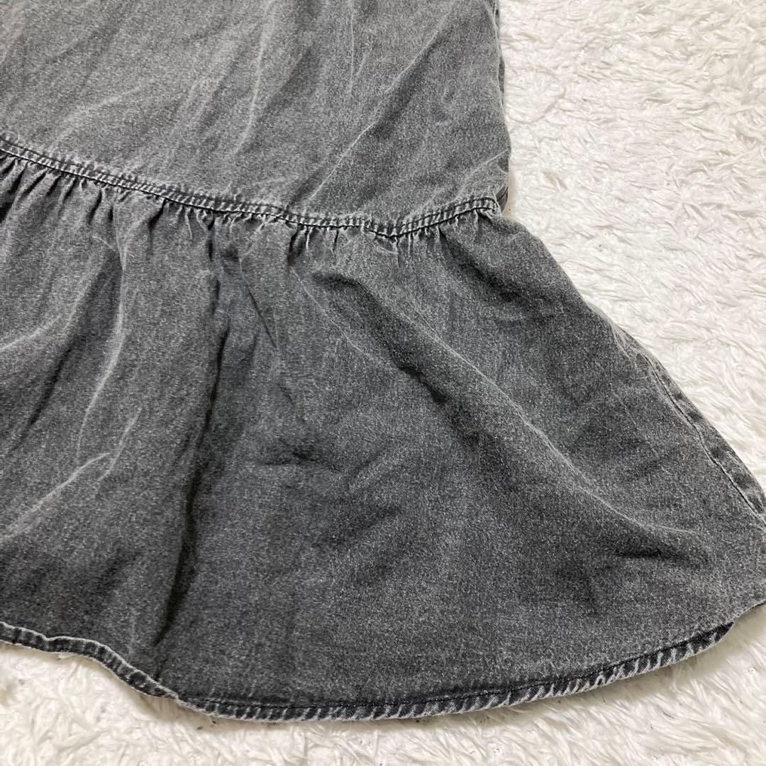 極美品♡ ダイアグラム ラッフルティアードワンピース 38 ブラック