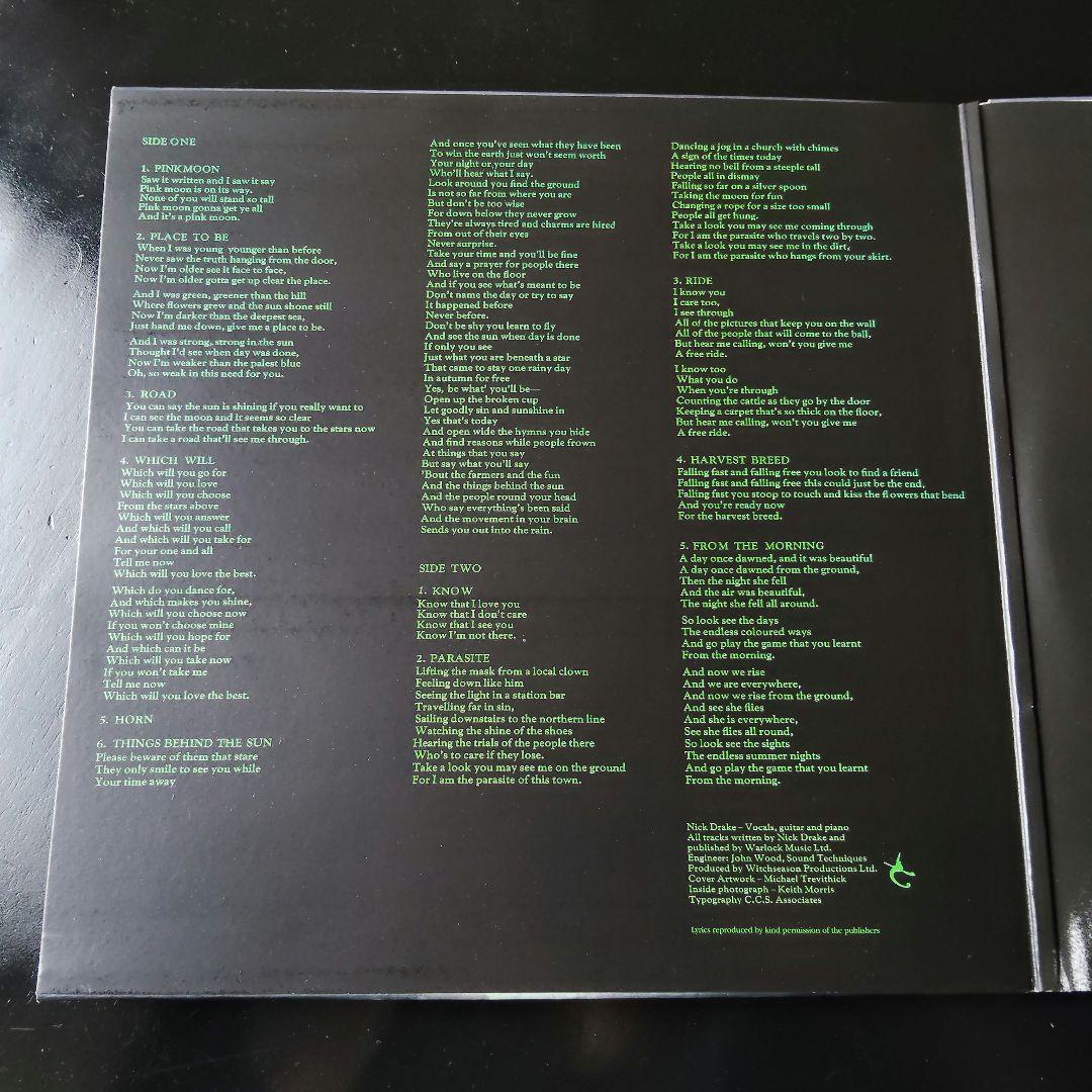 ニック・ドレイク　Nick Drak　PINK MOON　レコード　重量盤