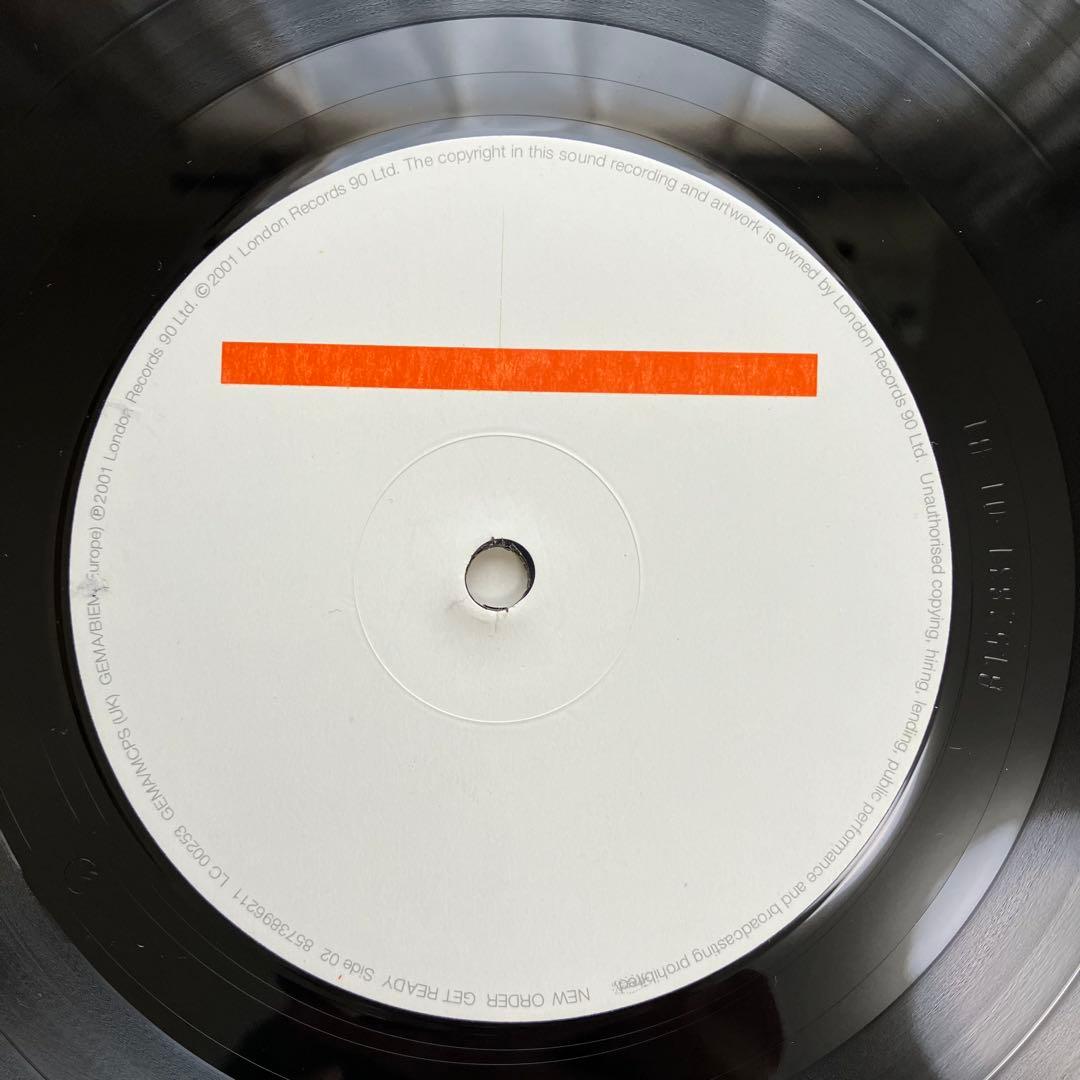 NEW ORDER/ GET READY LP 2001年