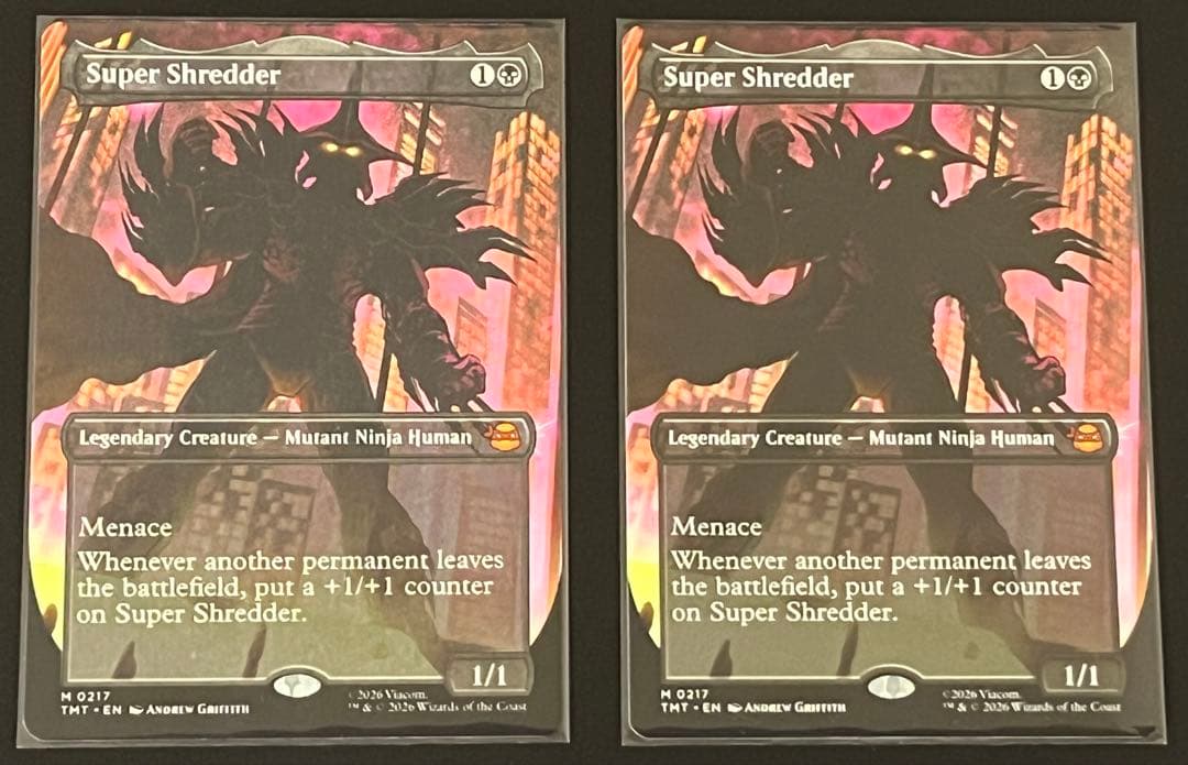 スーパーシュレッダー/Super Shredder 英語版ボーダレス 2枚セット
