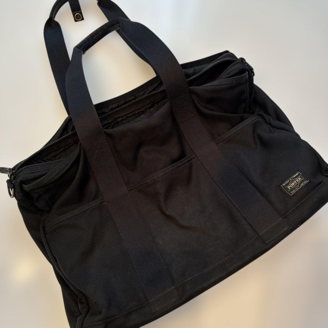 PORTER / STAGE 2WAY TOTE BAG定価55,000 黒