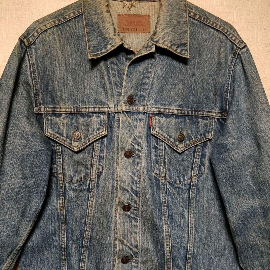 Levi's 70505 BIGE 40 デニムジャケット 60s ヴィンテージ