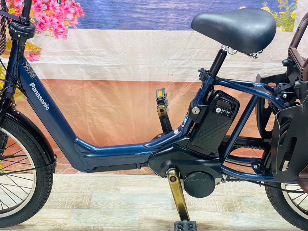 ギュットアニーズ⭐️16AH！パナソニック子供乗せ電動アシスト自転車Y3436