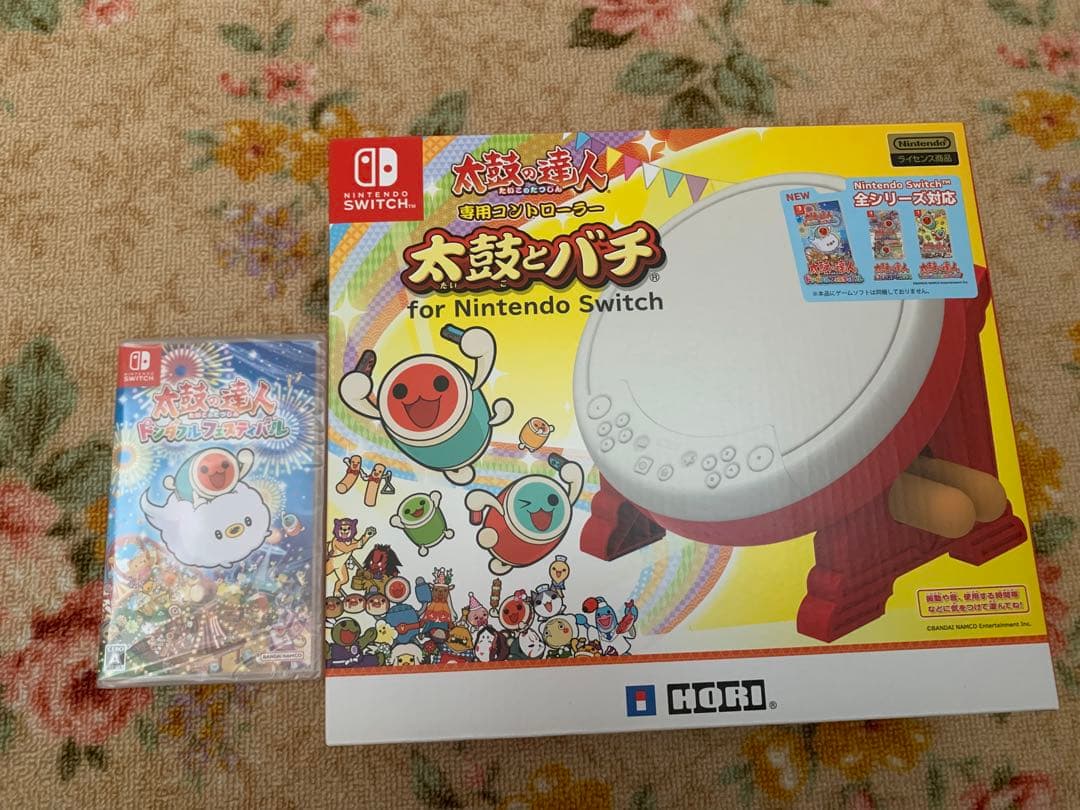 新品❣️Nintendo Switch 太鼓の達人 太鼓とバチ＆ソフトのセット