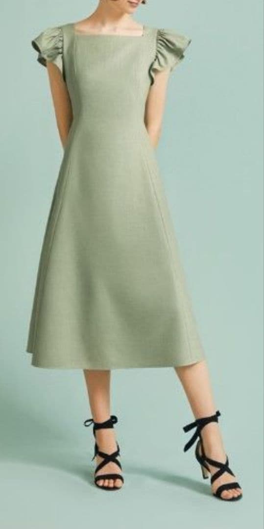 ☆フォクシーニューヨーク 42737Greciaロングワンピース 38☆