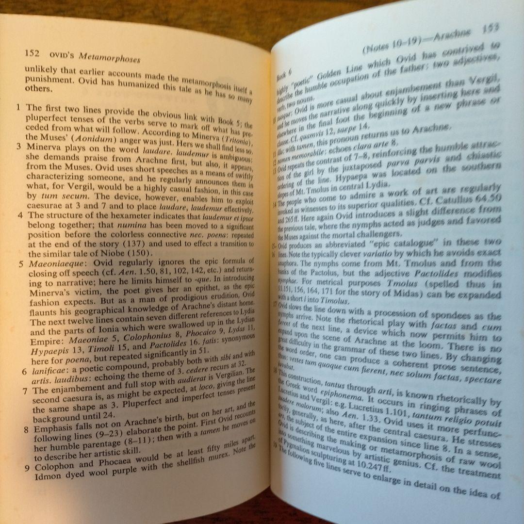 Ovid’s morphoses Book 6-10