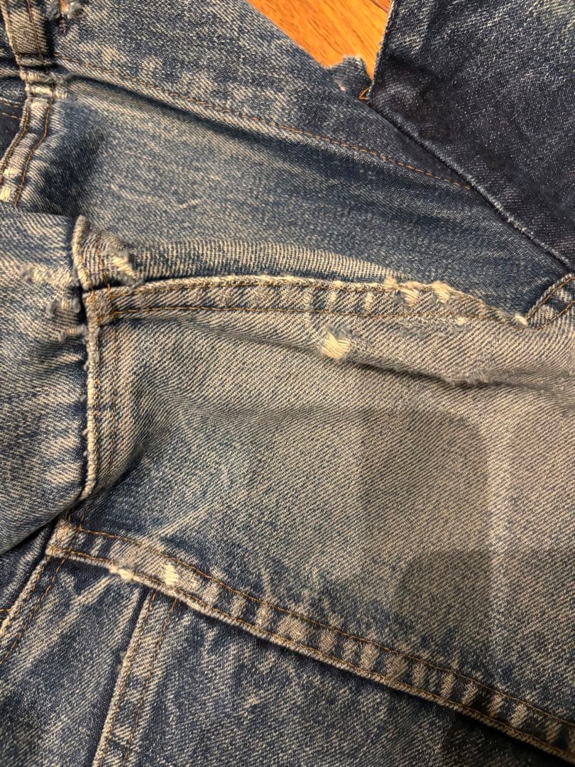 Levi's 70505 BIGE USA製　均等V 鬼ヒゲ　44