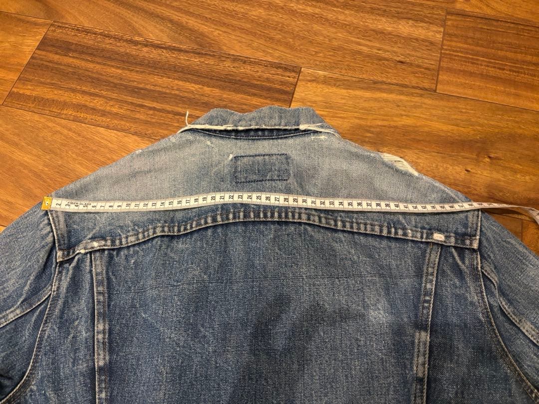 Levi's 70505 BIGE USA製　均等V 鬼ヒゲ　44