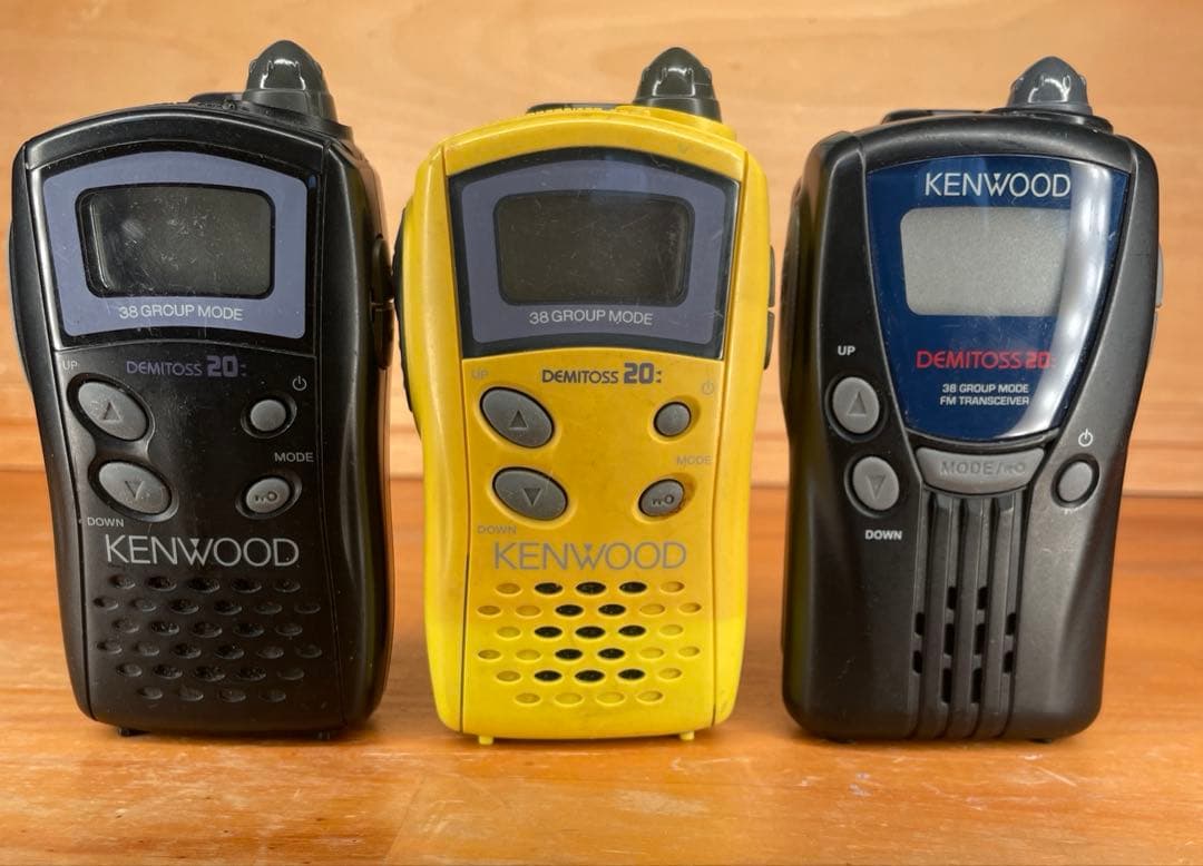 【kenwood】トランシーバー　3台　まとめ売り