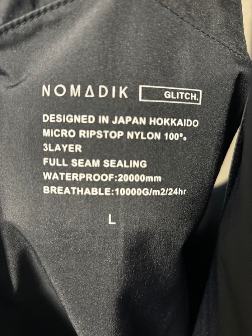 NOMADIK GLITCH ビブパンツ Lサイズ
