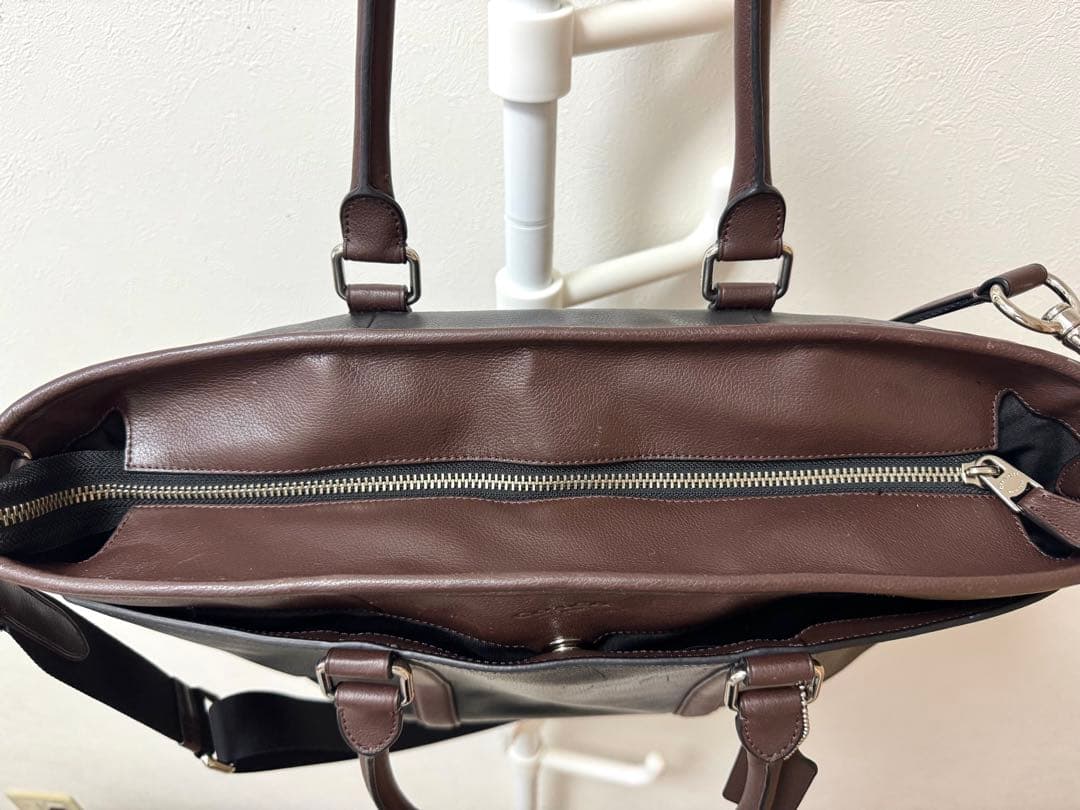 コーチ COACH NEW YORK レザートートバッグ ビジネスバッグ メンズ