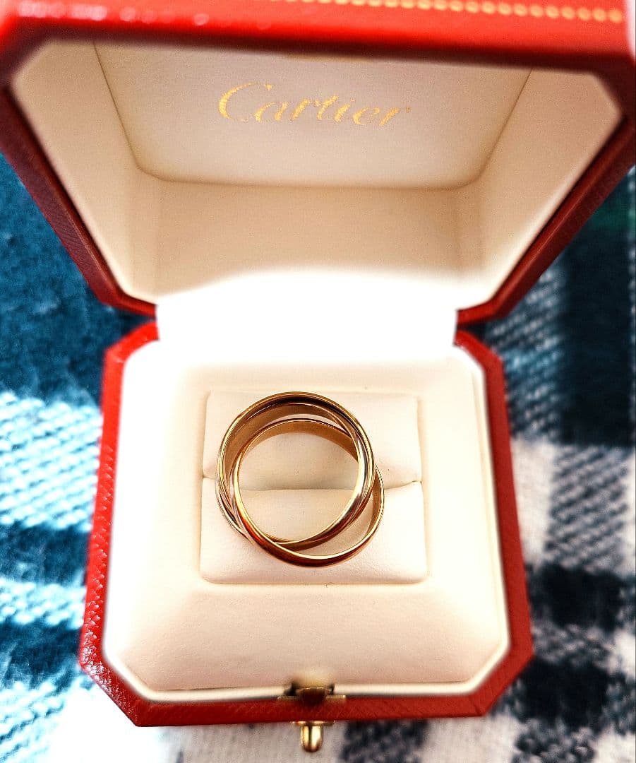 Cartierカルティエ　トリニティリング　ヴィンテージ