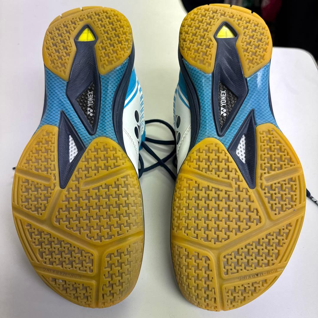 YONEX バドミントンシューズ 65Z ホワイト/ブルー　27.0