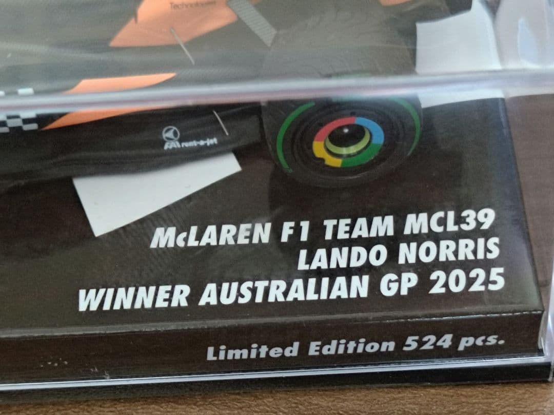 ミニカー McLaren F1 Team MCL39 Lando Norris 2025