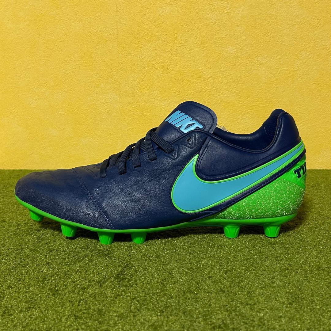 新品 未使用 サッカースパイク ナイキ ティエンポ HG 激レア 25.5cm