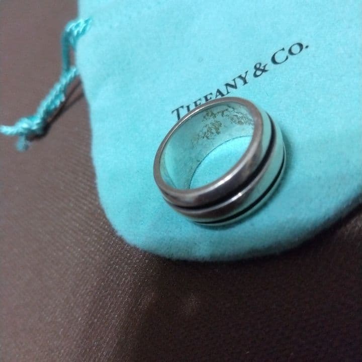 Tiffany & Co. シルバー 2トーンリング