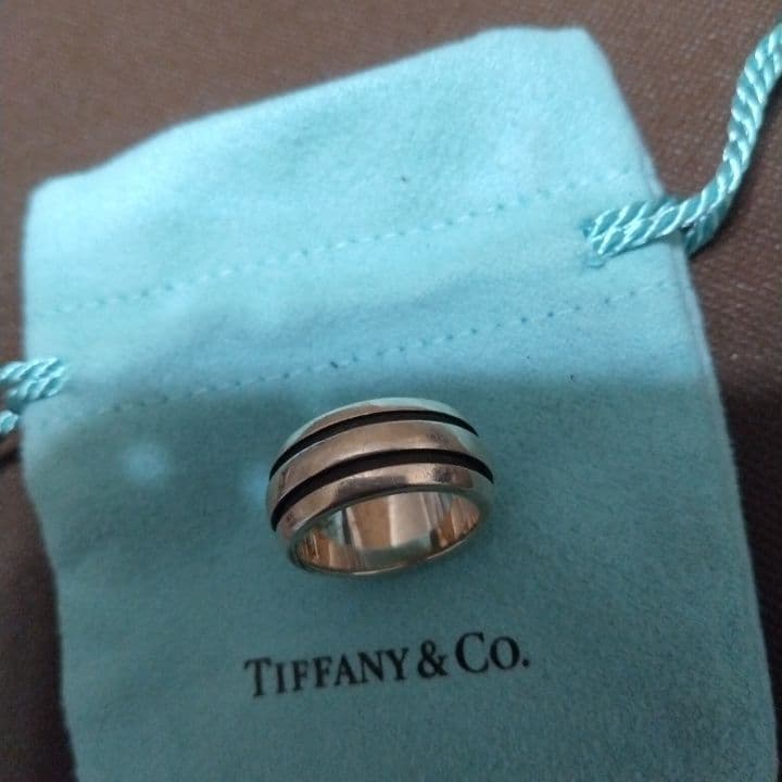 Tiffany & Co. シルバー 2トーンリング