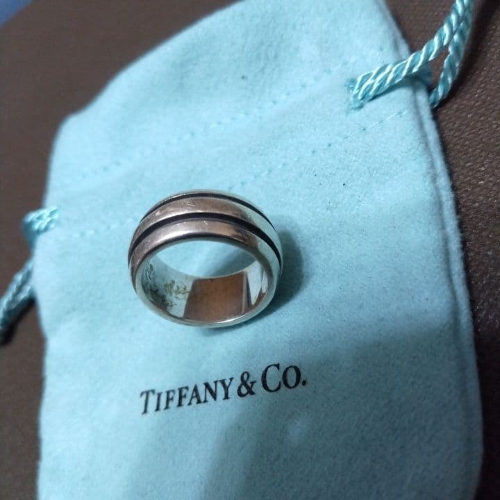 Tiffany & Co. シルバー 2トーンリング