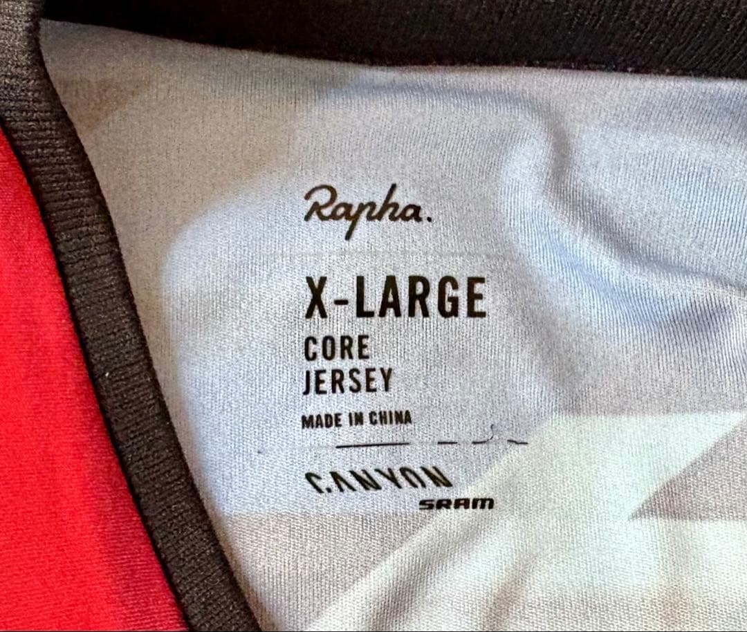 【美品】Rapha × CANYON サイクルジャージ XL マルチカラー半袖