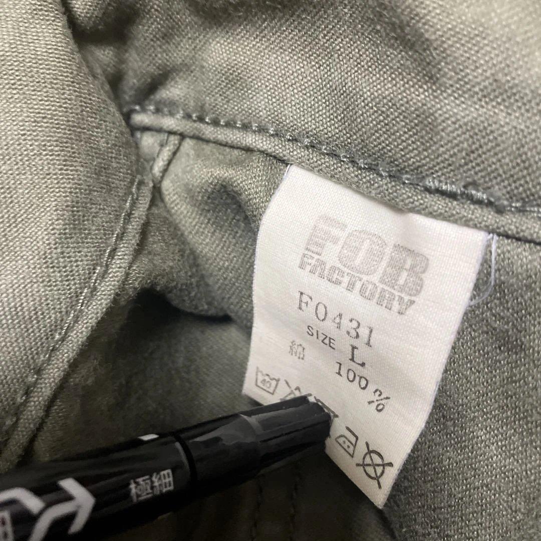 ※値下げ【定番】FOBfactoryベイカーパンツoliveL