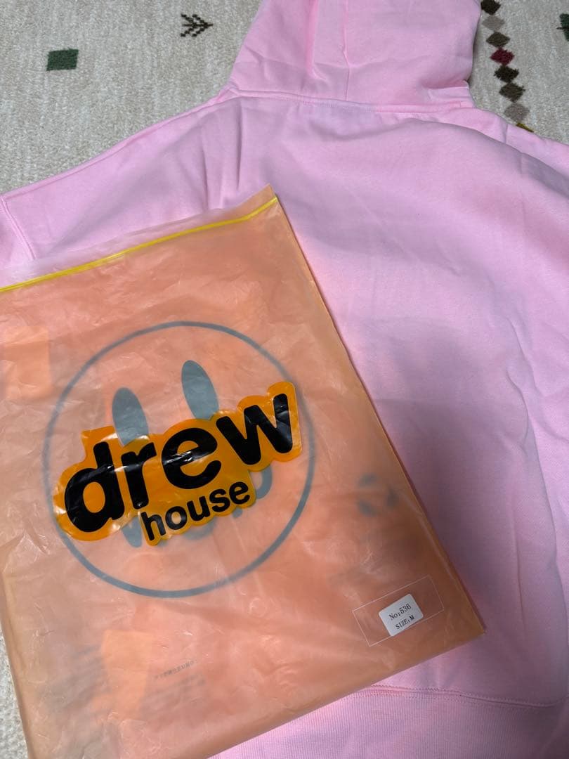 drew スマイリーフェイス パーカー ピンク 新品