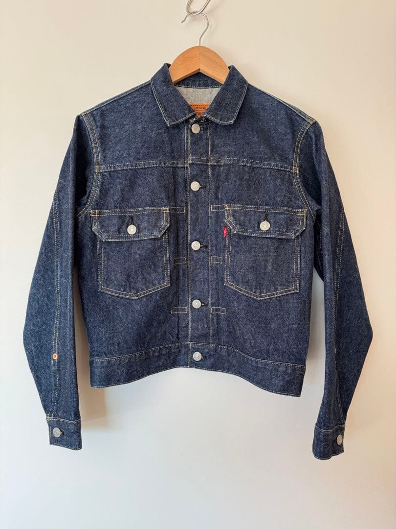 【美品】濃紺 リーバイス 71507XX デニムジャケット 2nd 日本製 34