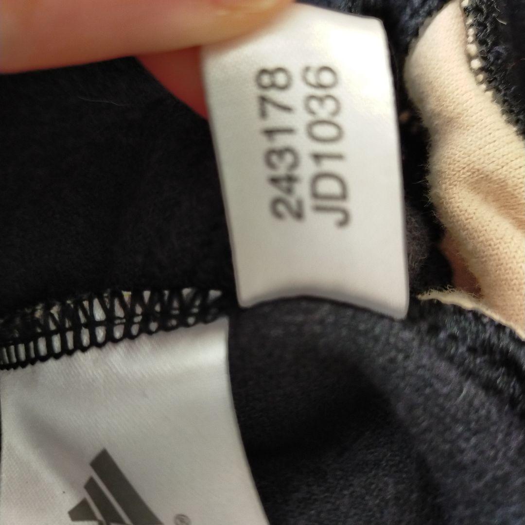 Y2K adidas ベロア トラックジャケット ブラック L　平成ロゴ