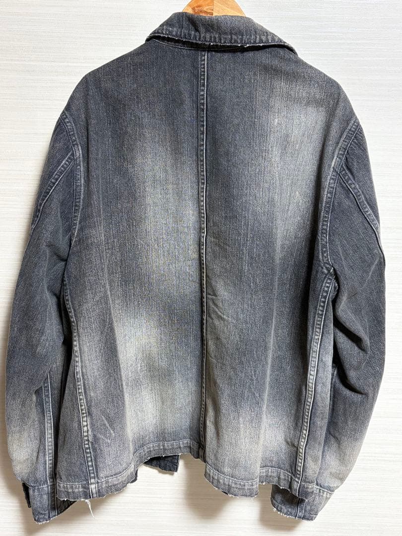 LIDNM　Fog Washed Chore Jacket　Lサイズ