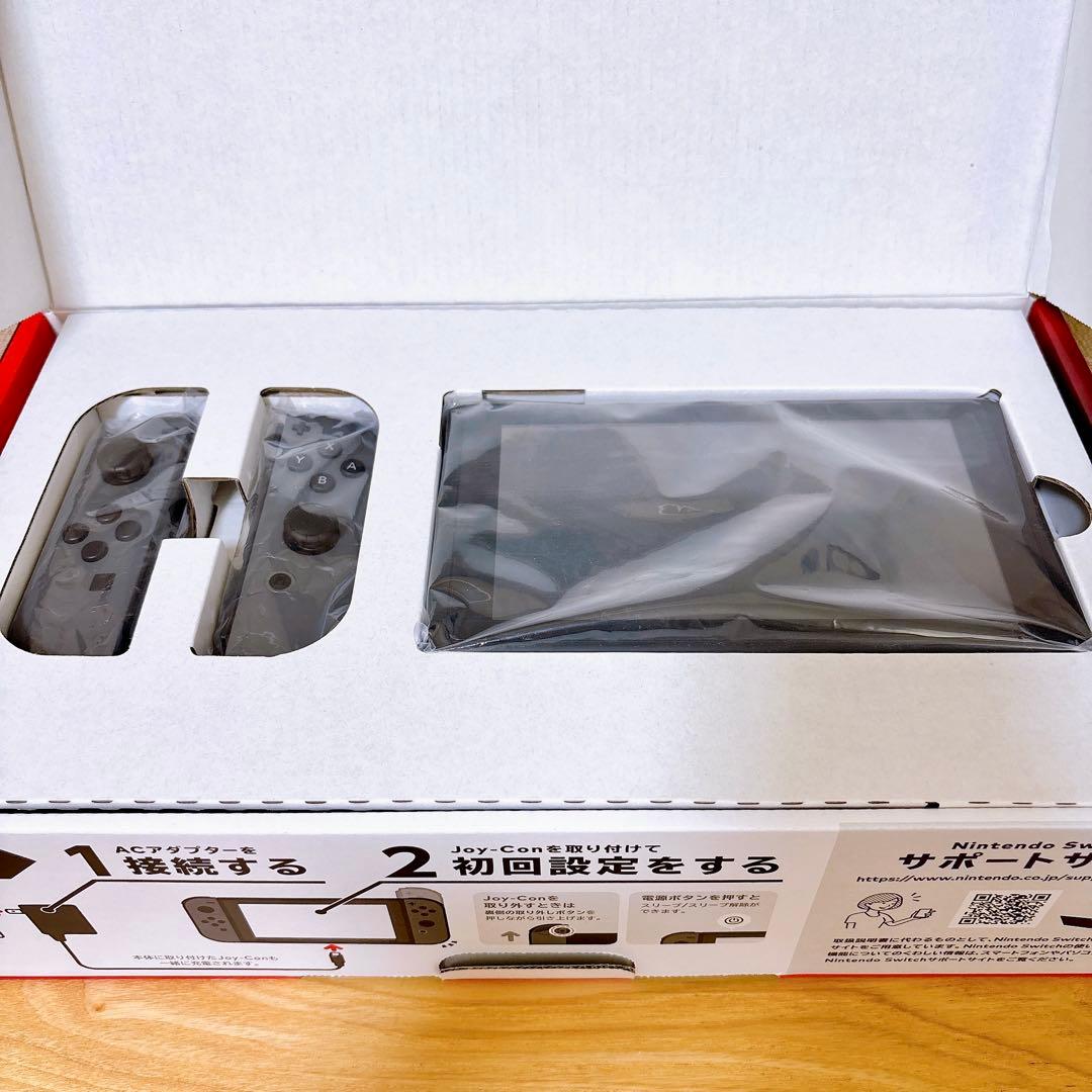 【美品】Nintendo Switch 本体 バッテリー強化版 グレー