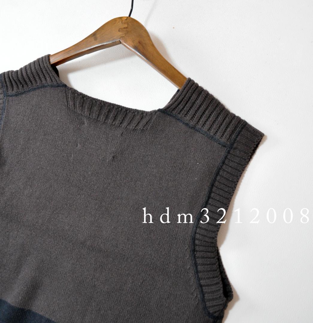 MHL マーガレットハウエル COTTON LINEN SLUB ニットベスト