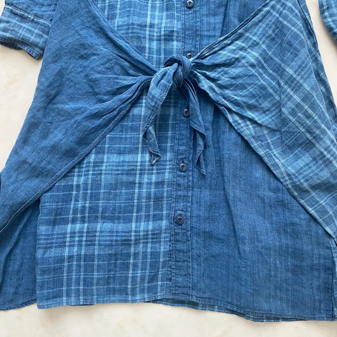 POLO RALPH LAUREN ラルフローレン リネンシャツワンピース
