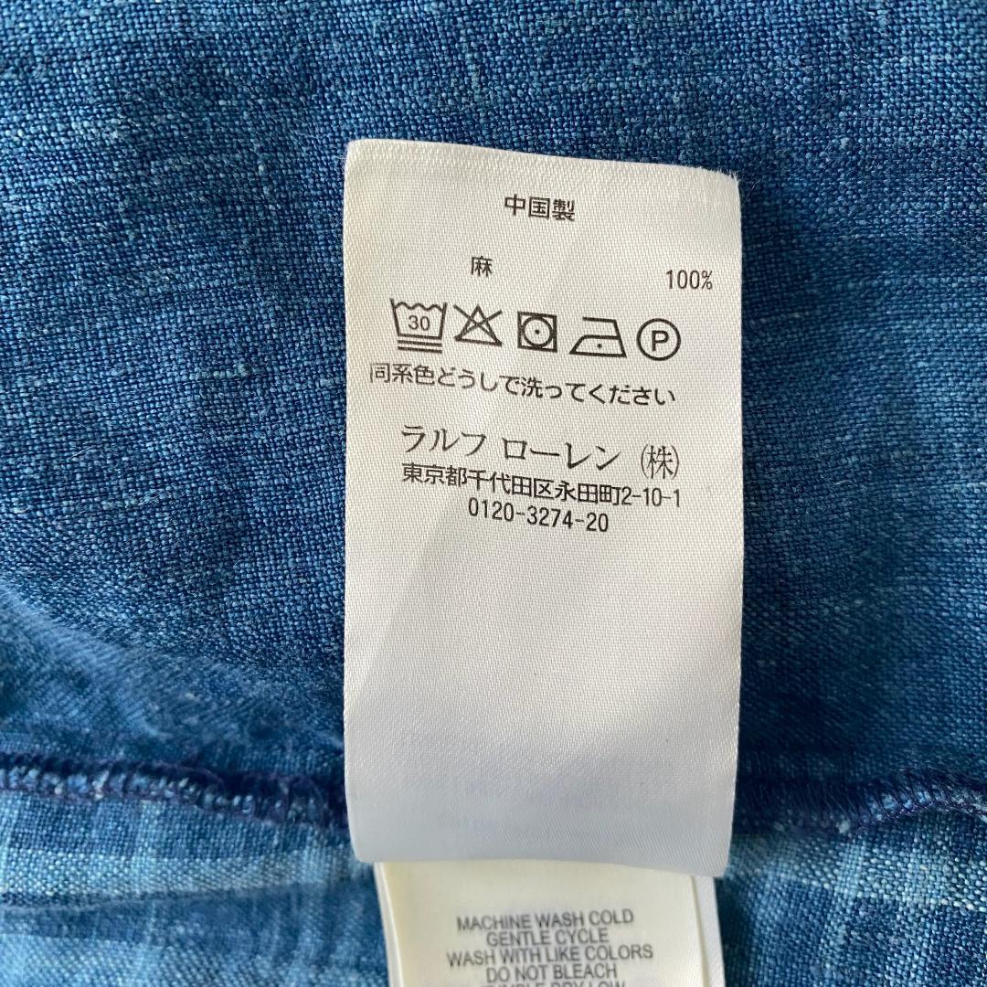 POLO RALPH LAUREN ラルフローレン リネンシャツワンピース