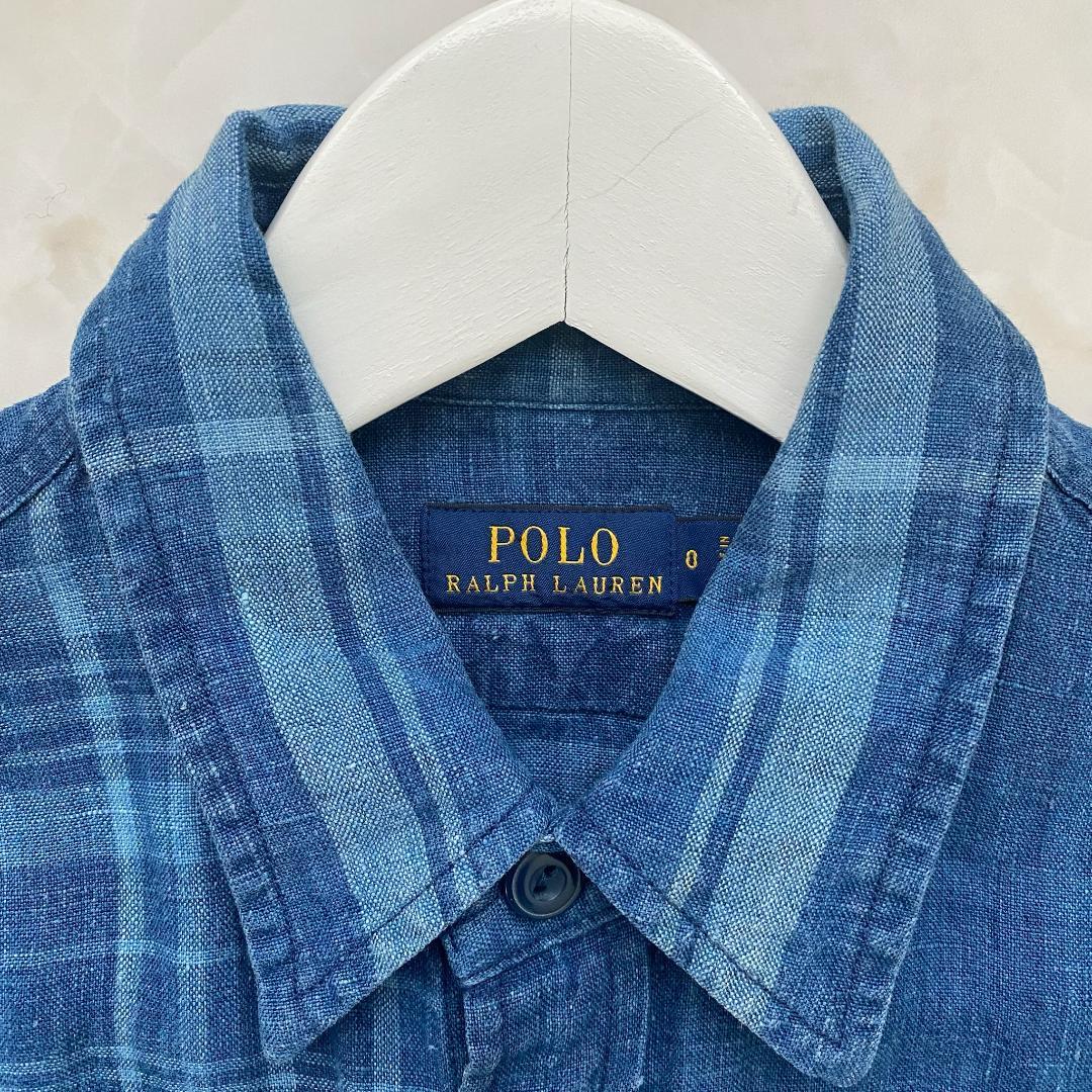 POLO RALPH LAUREN ラルフローレン リネンシャツワンピース