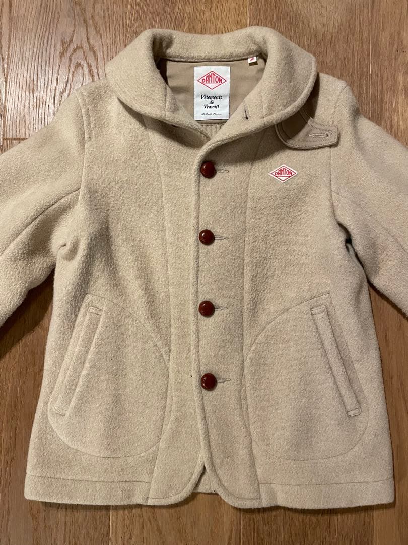 み*マ様 DANTON ジャケット モッサコート ベージュ 36サイズ