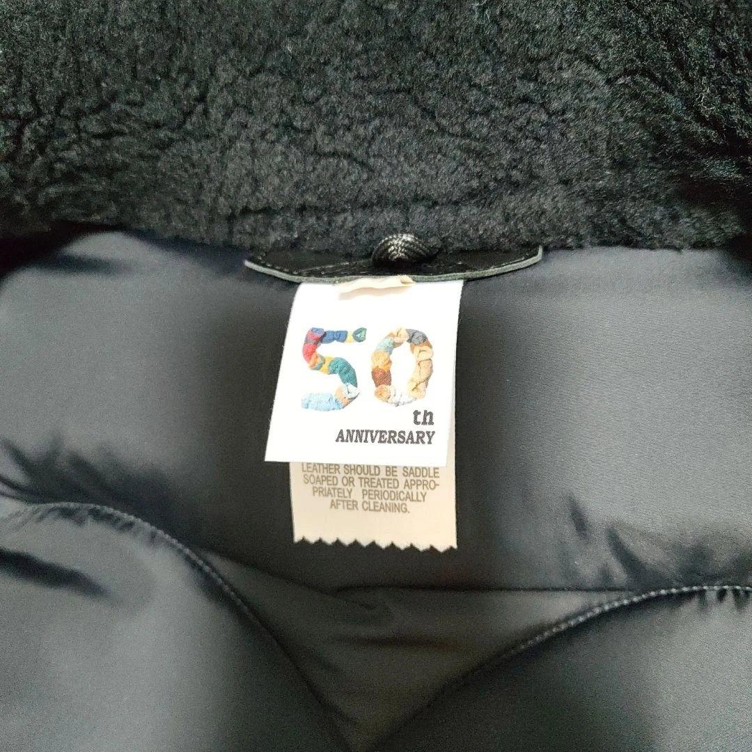 オールレザーダウンベスト 50周年記念