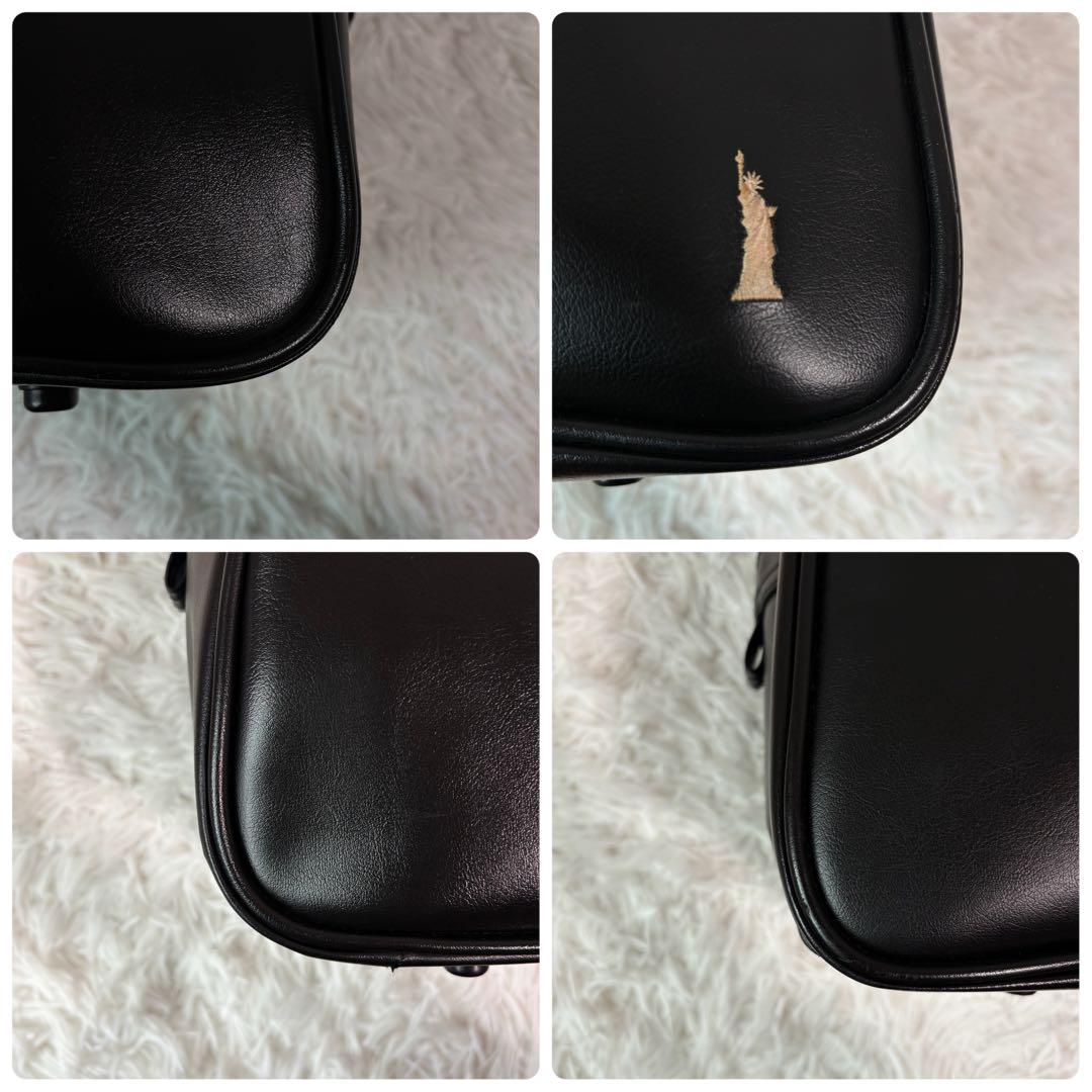 ✨極美品✨イーストボーイ スクールバッグ 自由の女神 ピンクビーナス レザー 黒