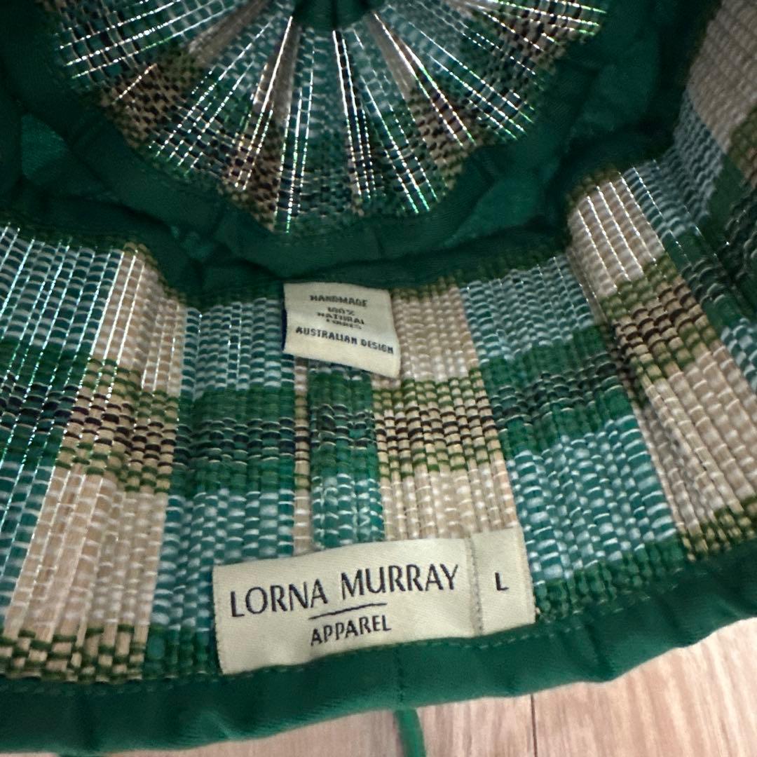 【美品】Lorna Murray ローナマーレイハット帽Lサイズ緑