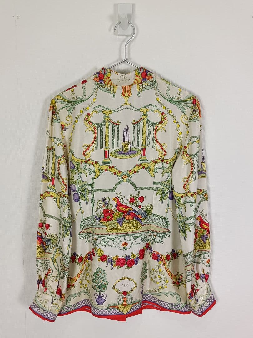 ETRO エトロ シルクブラウス シャツ 【サイズ40 L相当】【タグ付】