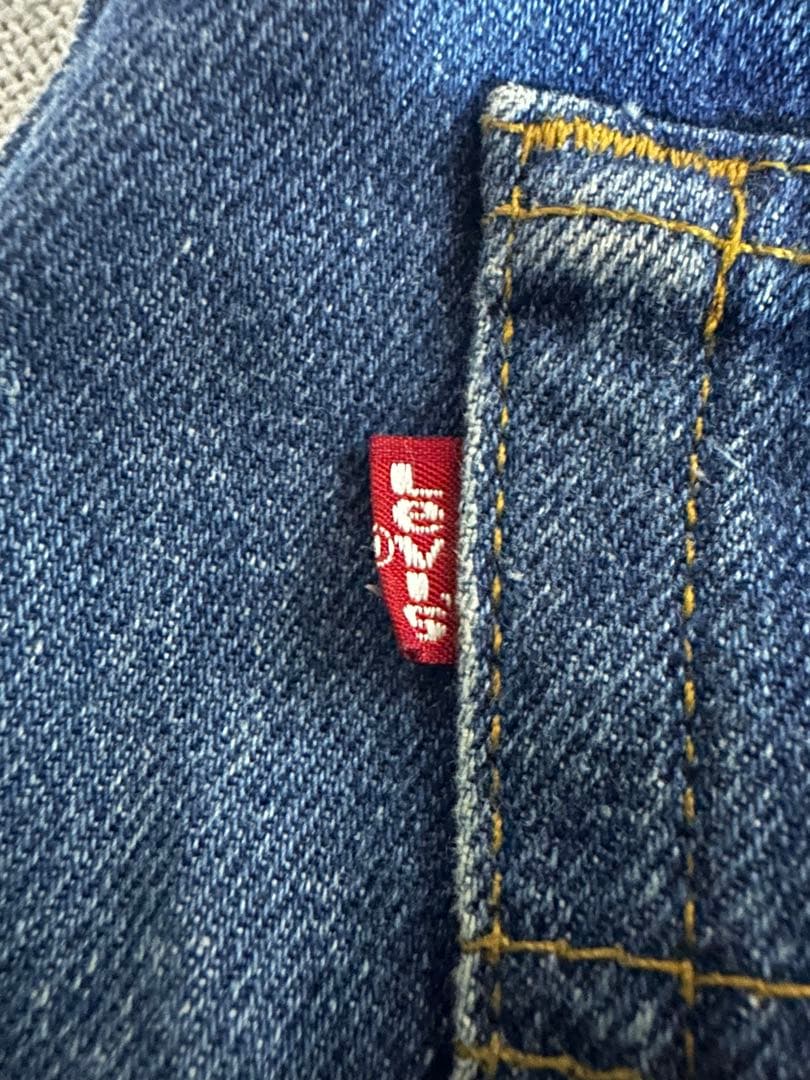 90s usa製 levi's501 デニムパンツ　ボタンフライ　ブルーデニム
