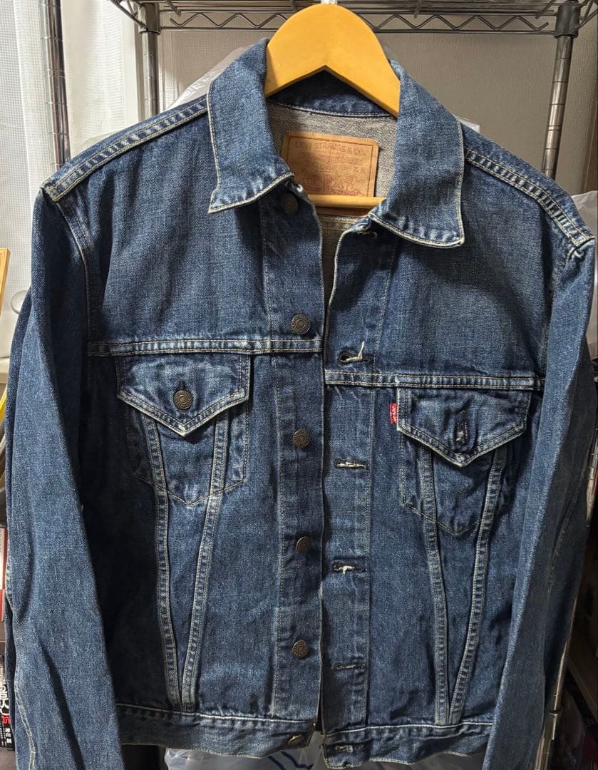日本製 90s LEVI'S 71557 BIG E デニムジャケット 42