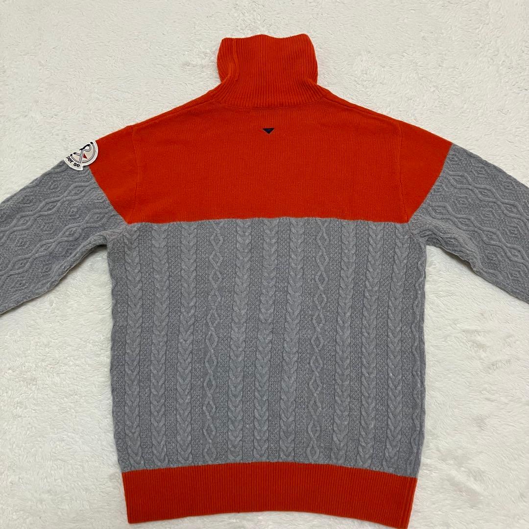 ⭐︎極美品⭐︎アンパスィ タートルネック ケーブルニット　セーター　GOLFウエア