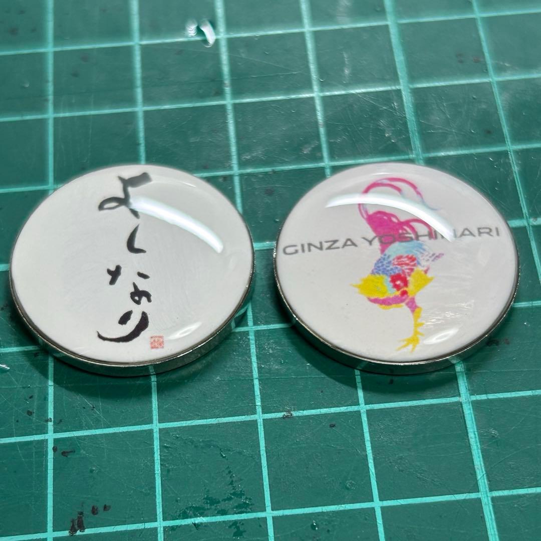 ハットクリップゴルフマーカー 25mm クリップ付　磁石