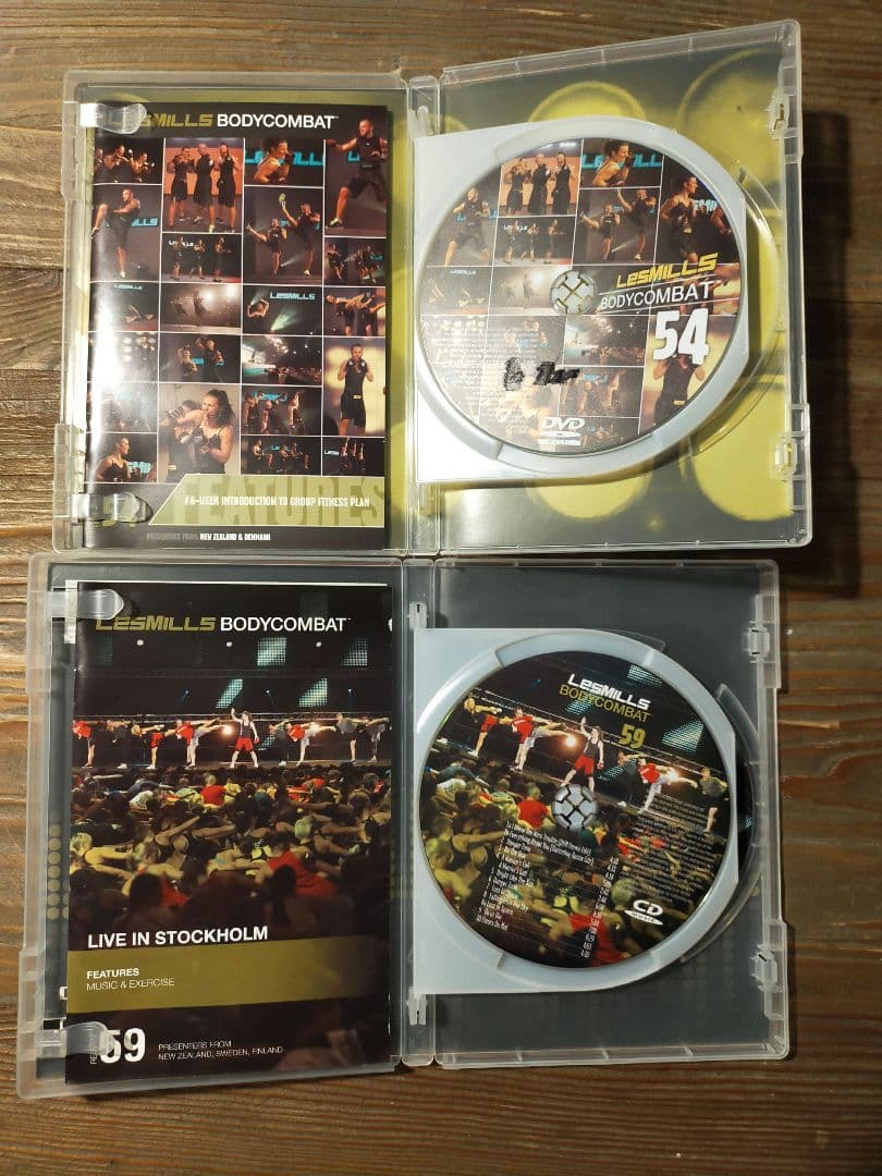 レズミルズ　ボディコンバット　コリオシート.CD.DVD 6セット