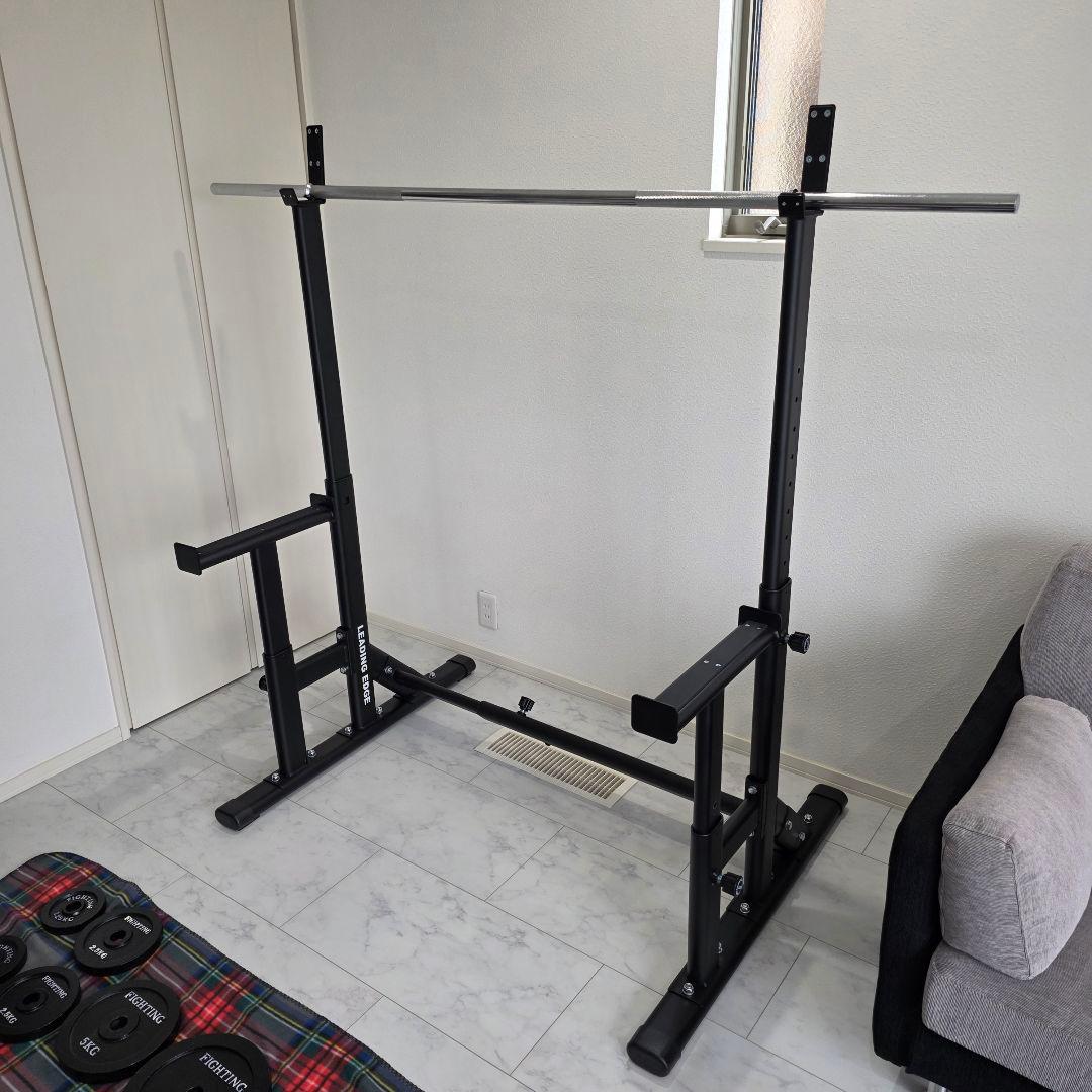 【美品】ホームジム バーベル ラック セット 100kg 筋トレ
