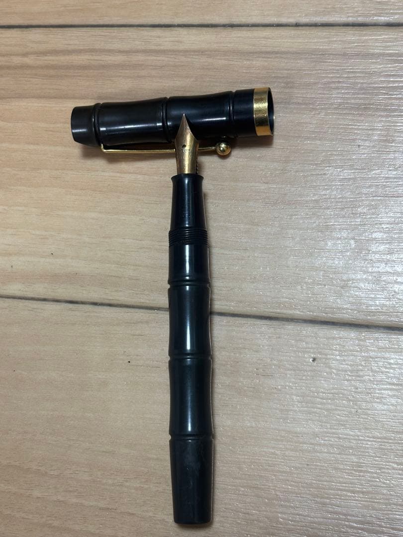 【激レア】万年筆 ワランテッド 14K ゴールド レトロ　ジャンク品